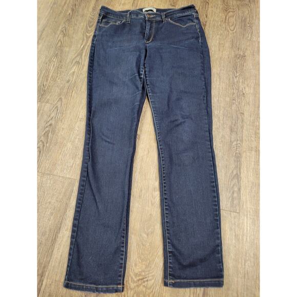 Banana Republic Dark Wash Skinny Stretch Soft Denim Jeans 10P Petite - Picture 1 of 4